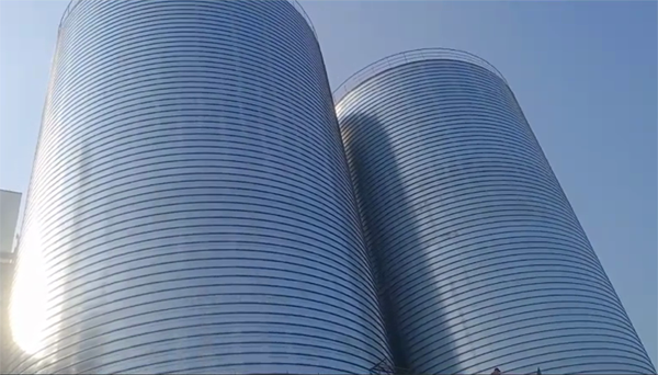 青原2座混凝土高架卷板仓