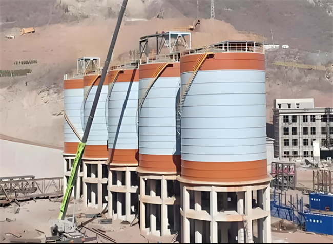 青原高架钢板仓